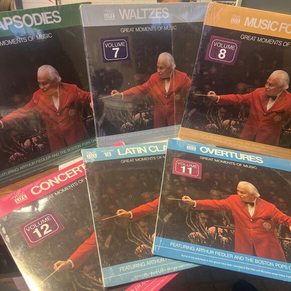 6 Time Life NEW Great Moments Of Music LP Records Arthur Fiedler & Boston SEALED - Picture 1 of 7